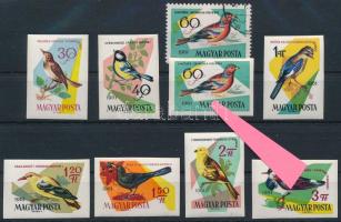 1961 Madarak vágott sor, benne a 60f "a madár lábánál a szürke szín hiányzik" tévnyomattal