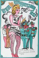 Novák Henrik (1938-): Uram, ön özvegyasszony lesz. Filmplakát, papír, jelzett a plakáton, Offset-nyo...