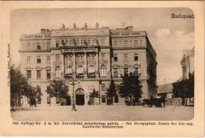 Budapest I. Szent György tér, Honvédelmi Minisztérium palotája, Ganz Antal 118