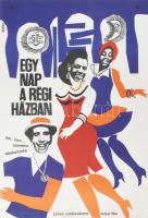 Killer Marcella (1935-): Egy nap a régi házban. Filmplakát, papír, jelzett a plakáton, Offset-nyomda...