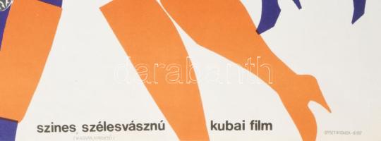 Killer Marcella (1935-): Egy nap a régi házban. Filmplakát, papír, jelzett a plakáton, Offset-nyomda...