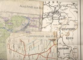 Deutsches Reich 1913-1940 8 klf. vegyes érdekes papírrégiség benne naptár, újság, térképek / Interes...