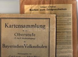 Deutsches Reich 1913-1940 8 klf. vegyes érdekes papírrégiség benne naptár, újság, térképek / Interes...