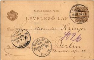 1898 Árpád et les chefs des tribus / Árpád a vezérekkel; Ezredéves Országos Kiállítás. litho + barna...