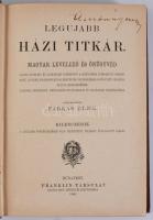 Farkas Elek (szerk.): Legújabb házi titkár. Magyar levelező és önügyvéd. Ex libris-szel. Bp., 1889, ...