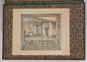 Farkas Elek (szerk.): Legújabb házi titkár. Magyar levelező és önügyvéd. Ex libris-szel. Bp., 1889, ...