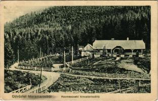 1915 Kőrösmező, Körösmező, Jaszinya, Jasina, Yasinia (Máramaros); Kozmescseki kincstári szálloda. Be...