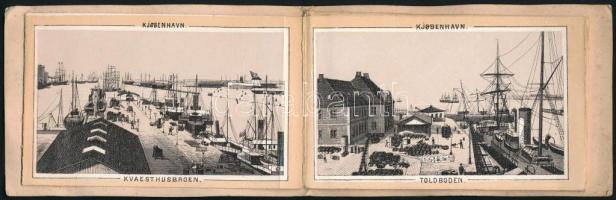 ca 1880 Minder fra Danmark 12 litho képet tartlmazo leporelló kartonálát papírkötésben 12x8 cm

ca...