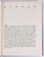 Mai Magyar Múzsa. Szerk.: Vajthó László. Bp., 1930, Könyvbarátok Szövetsége, 175+[1] p. Kiadói arany...