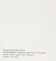 1968 A nő hétszer. Filmplakát, papír, jelzett a plakáton, Egyetemi Nyomda mélynyomása, hajtásnyommal...