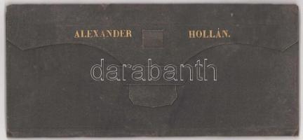 1864-1868 Pesti Egyetemi jogi karának indexe, Id. kislődi Hollán Sándor (1846-1919) későbbi politiku...