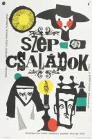 Zelenák Crescencia (1922-2021): Szép családok, 1965. Filmplakát, papír, jelzett a plakáton, Offset N...