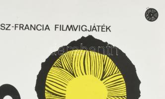 Zelenák Crescencia (1922-2021): Szép családok, 1965. Filmplakát, papír, jelzett a plakáton, Offset N...