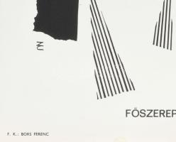 Zelenák Crescencia (1922-2021): Szép családok, 1965. Filmplakát, papír, jelzett a plakáton, Offset N...