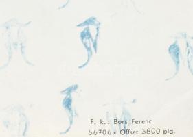 1966 A fehér asszony. Filmplakát, papír, jelzés nélkül, Offset Nyomda, hajtásnyomokkal, 57×40 cm