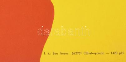 1966 A fáraó. Filmplakát, papír, jelzés nélkül, Offset Nyomda, hajtásnyomokkal, apró lapszéli szakad...