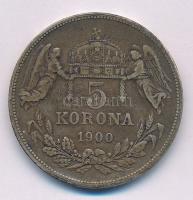 1900KB 5K Ag "Ferenc József" T:VF,F patina
Adamo K7