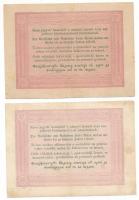 1848. 5Ft "Kossuth bankó" vörösesbarna és barna nyomat (2xklf) T:F egyik enyhén restaurált...