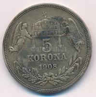 1908KB 5K Ag "Ferenc József" T:VF,F patina
Adamo K7
