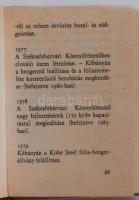 Dr. Várhegyi Győző: A magyar aluminium rövid krónikája. Miskolc, 1984, "Péch Antal" Miniat...
