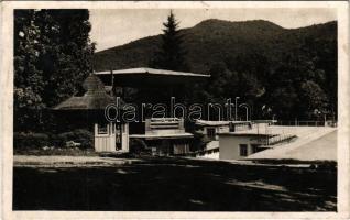 1941 Szovátafürdő, Baile Sovata; Bazár és zenepavillon / shop, bazaar, music pavilion