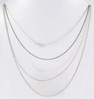 3 darab ezüst (Ag) nyaklánc, 8,1g