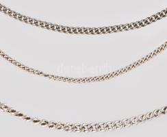 3 darab ezüst (Ag) nyaklánc, 8,1g