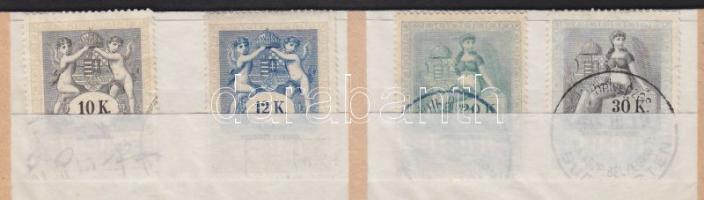 1898 II. vízjel 10K, 12K, 20K, 30K