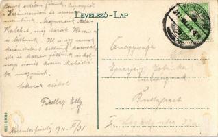 1911 Herkulesfürdő, Baile Herculane; Ferenc József udvar / Franz Josefs Hof / spa (Rb)