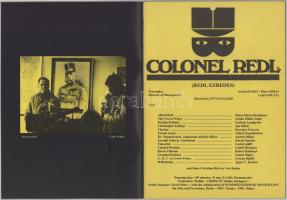 1985 Colonel Redl magyar-német-osztrák-jugoszláv filmdráma (Hungarofilm) prospektus