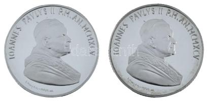 Vatikán 1995. 10.000L Ag "Angyali Üdvözlet" + 10.000L Ag "Jézus Krisztus születése&qu...
