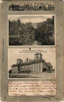 1905 Kismarton, Eisenstadt; Herceg Eszterházy székvára, kastély, Leopoldina-csarnok a várkertben. Ki...