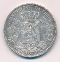 Belgium 1870. 5Fr Ag "II. Lipót" T:XF,VF patina
Belgium 1870. 5 Francs Ag "Leopold I...