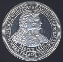 Német Államok/Brandenburg-Bayreuth 1695. 2 Ducat Ag modern utánveret 14,9g T:PP