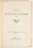 Tóth Jolán: A láthatatlan pirámis. Versek. A szerző által dedikált példány: ,,Kompordayné Győry Marg...