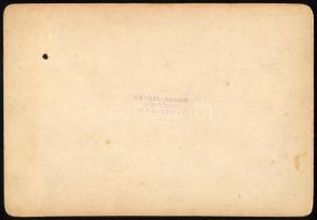 ca 1890 Keszthely, szigetfürdő Satrál Andor Keszthely műterméből 11x17 cm