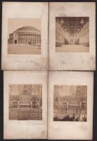 ca 1890 London, Westminster, Albert hall 4 db fotó kartonon 11x17 cm

ca 1890 London, Westminster,...