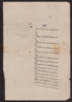 ca 1890 Oszmán török bírósági irat okmánybélyegekkel 

ca 1890 Ottoman Turkish court document with...