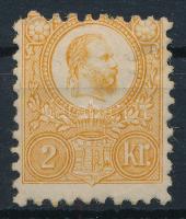 1871 Réznyomat 2kr elfogazva