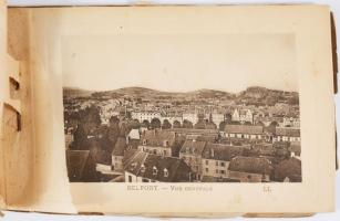ca 1900 Belfort, Elzász 20 képet tartalmazó füzet, kis sérüléssel a kötésen / small damage 20x12 cm