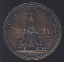 Lengyelország 1755. "Louis XV." Br medál 65g T:2-/3+