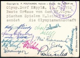 1952 Osztrák olimpiai csapat tagjai által aláírt képeslap

Postcard signed by members of the 1952 ...