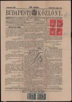 1931 Budapesti Közlöny okmánybélyegekkel