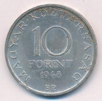 1948. 10Ft Ag "Széchenyi" T:AU,XF patina
Adamo EM2