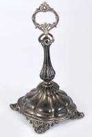 Ezüstözött asztalközép szerelék, m: 25 cm