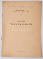 Vegyes borászattal kapcsolatos különlenyomat tétel, 5 db:

Vajkai Aurél: Szőlőprések és díszítésük...