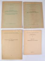 Vegyes borászattal kapcsolatos különlenyomat tétel, 4db:

Bakos József: A Tokajhegyaljai régi szől...