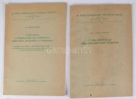 Vegyes borászattal kapcsolatos különlenyomat tétel, 4db:

Bakos József: A Tokajhegyaljai régi szől...