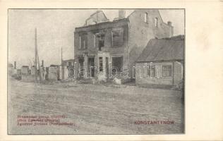 Konstantynów Zgierska street demolished
