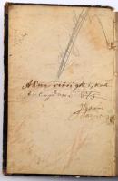 Vandrák András: Lélektan. A' bölcsészettanuló ifjúság számára. Lőcse, 1847, Werthmüller János é...